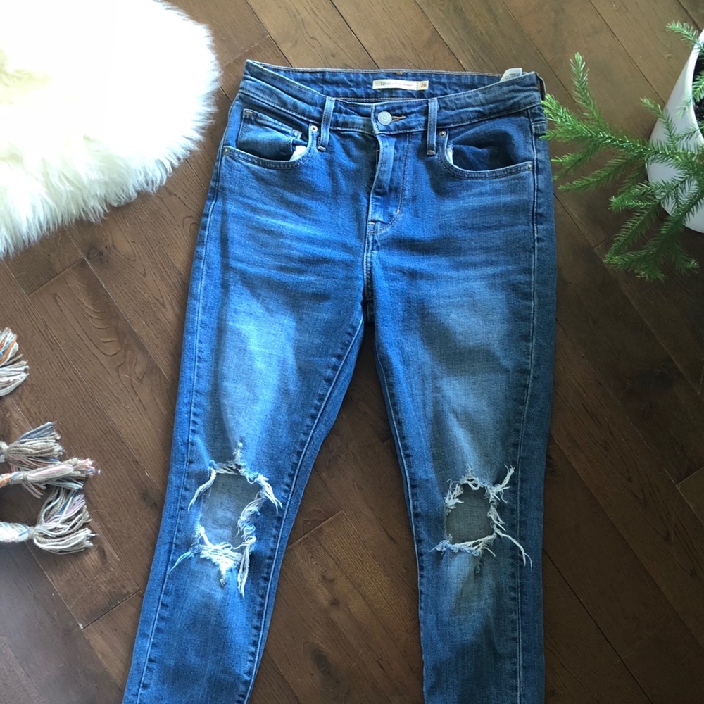 Levi’s 721 high rise skinny- Rugged Indigo